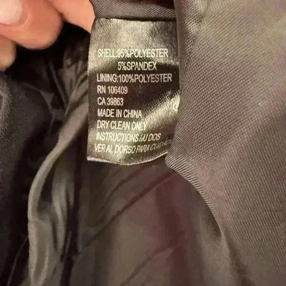 Tahari ASL Womens Blazer Black Size 4 Gold Detailing Business Casual - Picture 5 of 6